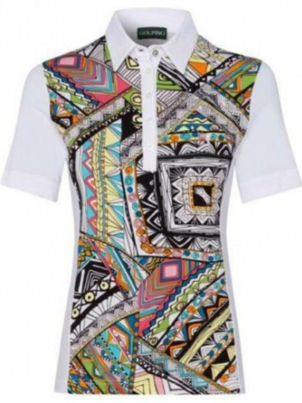 Golfino Tribal Print Golf Polo 10